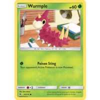 Wurmple 24/214 SM Lost Thunder Common Pokemon Card NEAR MINT TCG