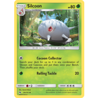 Silcoon 25/214 SM Lost Thunder Uncommon Pokemon Card NEAR MINT TCG