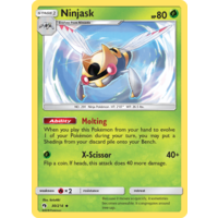 Ninjask 30/214 SM Lost Thunder Uncommon Pokemon Card NEAR MINT TCG