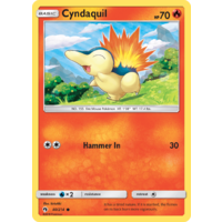 Cyndaquil 40/214 SM Lost Thunder Common Pokemon Card NEAR MINT TCG