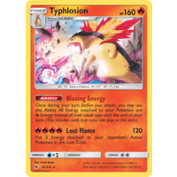 Typhlosion 42/214 SM Lost Thunder Holo Rare Pokemon Card NEAR MINT TCG