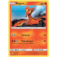 Slugma 43/214 SM Lost Thunder Common Pokemon Card NEAR MINT TCG