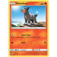 Houndour 45/214 SM Lost Thunder Common Pokemon Card NEAR MINT TCG