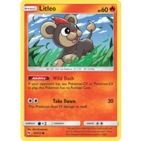 Litleo 50/214 SM Lost Thunder Common Pokemon Card NEAR MINT TCG