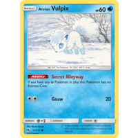 Alolan Vulpix 53/214 SM Lost Thunder Common Pokemon Card NEAR MINT TCG