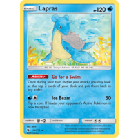 Lapras 56/214 SM Lost Thunder Rare Pokemon Card NEAR MINT TCG
