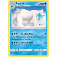 Beartric 62/214 SM Lost Thunder Rare Pokemon Card NEAR MINT TCG