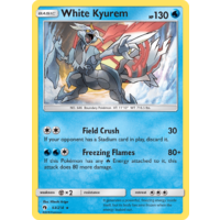 White Kyurem 63/214 SM Lost Thunder Holo Rare Pokemon Card NEAR MINT TCG
