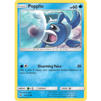 Popplio 64/214 SM Lost Thunder Common Pokemon Card NEAR MINT TCG