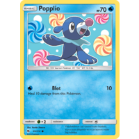 Popplio 65/214 SM Lost Thunder Common Pokemon Card NEAR MINT TCG