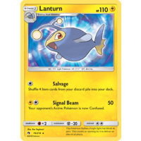 Lanturn 74/214 SM Lost Thunder Rare Pokemon Card NEAR MINT TCG