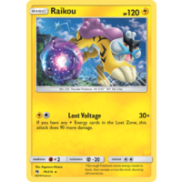 Raikou 79/214 SM Lost Thunder Rare Pokemon Card NEAR MINT TCG