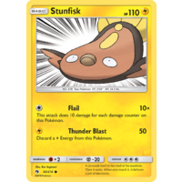 Stunfisk 83/214 SM Lost Thunder Common Pokemon Card NEAR MINT TCG