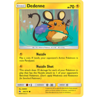 Dedenne 84/214 SM Lost Thunder Common Pokemon Card NEAR MINT TCG