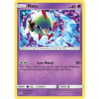 Natu 87/214 SM Lost Thunder Common Pokemon Card NEAR MINT TCG