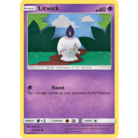 Litwick 101/214 SM Lost Thunder Common Pokemon Card NEAR MINT TCG