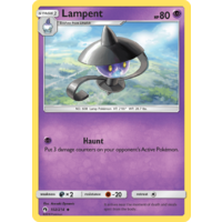 Lampent 102/214 SM Lost Thunder Uncommon Pokemon Card NEAR MINT TCG