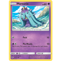 Mareanie 105/214 SM Lost Thunder Common Pokemon Card NEAR MINT TCG
