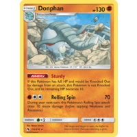 Donphan 112/214 SM Lost Thunder Rare Pokemon Card NEAR MINT TCG