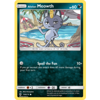 Alolan Meowth 118/214 SM Lost Thunder Common Pokemon Card NEAR MINT TCG