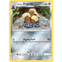 Alolan Dugtrio 123/214 SM Lost Thunder Uncommon Pokemon Card NEAR MINT TCG