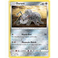 Durant 128/214 SM Lost Thunder Common Pokemon Card NEAR MINT TCG