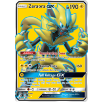 Zeraora GX 201/214 SM Lost Thunder Holo Full Art Ultra Rare Pokemon Card NEAR MINT TCG