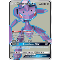 Genesect GX 204/214 SM Lost Thunder Holo Full Art Ultra Rare Pokemon Card NEAR MINT TCG