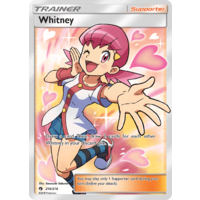 Whitney 214/214 SM Lost Thunder Holo Full Art Ultra Rare Trainer Pokemon Card NEAR MINT TCG