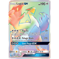 Lugia GX 227/214 SM Lost Thunder Holo Full Art Hyper Rare Pokemon Card NEAR MINT TCG