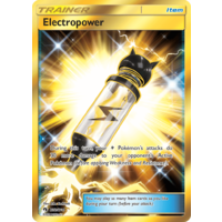 Electropower 232/214 SM Lost Thunder Holo Full Art Secret Rare Trainer Pokemon Card NEAR MINT TCG