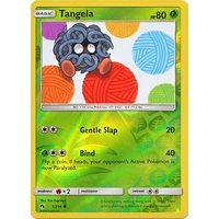 Tangela 1/214 SM Lost Thunder Reverse Holo Common Pokemon Card NEAR MINT TCG
