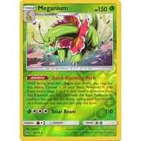 Meganium 8/214 SM Lost Thunder Reverse Holo Rare Pokemon Card NEAR MINT TCG