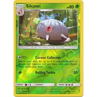 Silcoon 25/214 SM Lost Thunder Reverse Holo Uncommon Pokemon Card NEAR MINT TCG