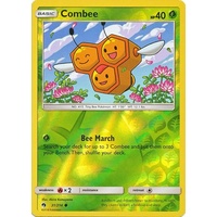 Combee 31/214 SM Lost Thunder Reverse Holo Common Pokemon Card NEAR MINT TCG