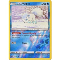 Alolan Vulpix 53/214 SM Lost Thunder Reverse Holo Common Pokemon Card NEAR MINT TCG