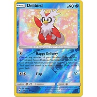 Delibird 57/214 SM Lost Thunder Reverse Holo Uncommon Pokemon Card NEAR MINT TCG
