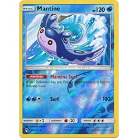 Mantine 58/214 SM Lost Thunder Reverse Holo Uncommon Pokemon Card NEAR MINT TCG