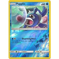 Popplio 64/214 SM Lost Thunder Reverse Holo Common Pokemon Card NEAR MINT TCG