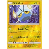 Chinchou 73/214 SM Lost Thunder Reverse Holo Common Pokemon Card NEAR MINT TCG