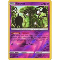 Unown 90/214 SM Lost Thunder Reverse Holo Rare Pokemon Card NEAR MINT TCG