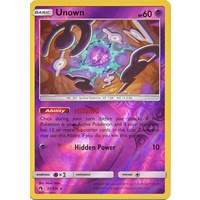 Unown 92/214 SM Lost Thunder Reverse Holo Rare Pokemon Card NEAR MINT TCG