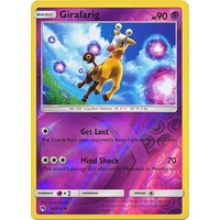 Girafarig 94/214 SM Lost Thunder Reverse Holo Common Pokemon Card NEAR MINT TCG