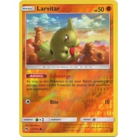 Larvitar 114/214 SM Lost Thunder Reverse Holo Common Pokemon Card NEAR MINT TCG