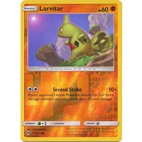 Larvitar 115/214 SM Lost Thunder Reverse Holo Common Pokemon Card NEAR MINT TCG