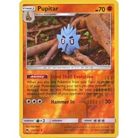 Pupitar 116/214 SM Lost Thunder Reverse Holo Uncommon Pokemon Card NEAR MINT TCG