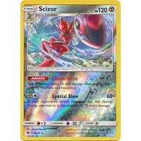 Scizor 126/214 SM Lost Thunder Reverse Holo Rare Pokemon Card NEAR MINT TCG