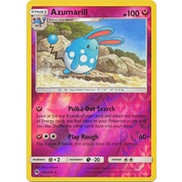 Azumarill 136/214 SM Lost Thunder Reverse Holo Common Pokemon Card NEAR MINT TCG