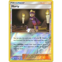 Morty 186/214 SM Lost Thunder Reverse Holo Uncommon Trainer Pokemon Card NEAR MINT TCG