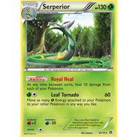 Serperior 8/113 BW Legendary Treasures Holo Rare Pokemon Card NEAR MINT TCG